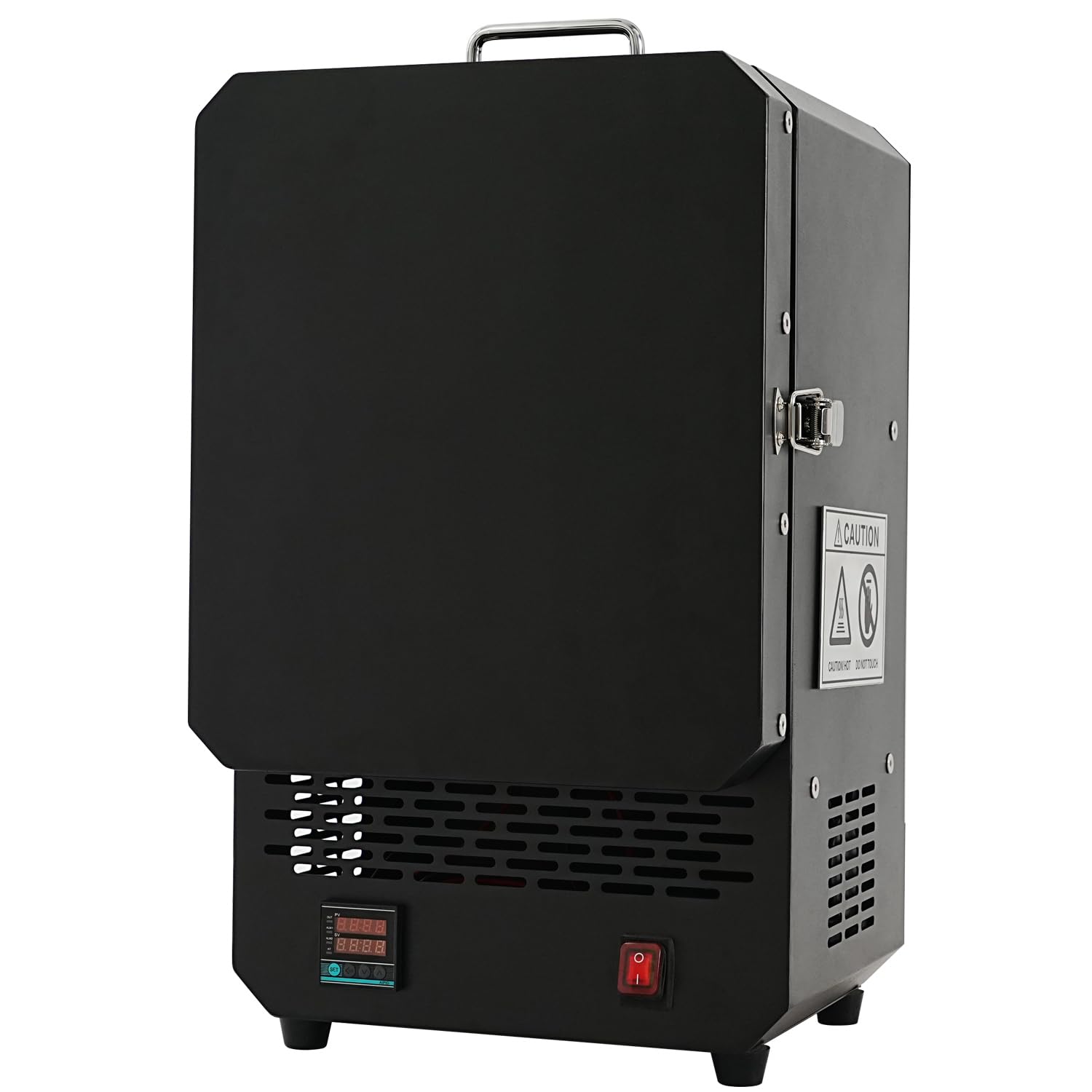 Horno eléctrico programable de 1500 W con control de temperatura multietapa, 1200 ℃/1,200.0 °C máximo, horno de fusión de mesa compacto para hacer joyas, fundición de metal, acristalamiento de
