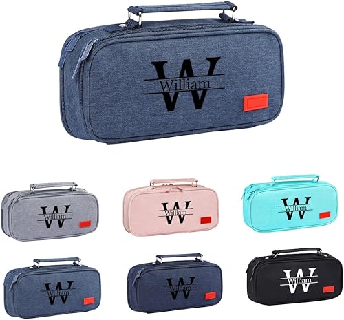 Estuche para lápices personalizado con nombreEstuche opcional de color personalizado, bolsa de maquillaje personalizada, estuche para lápices