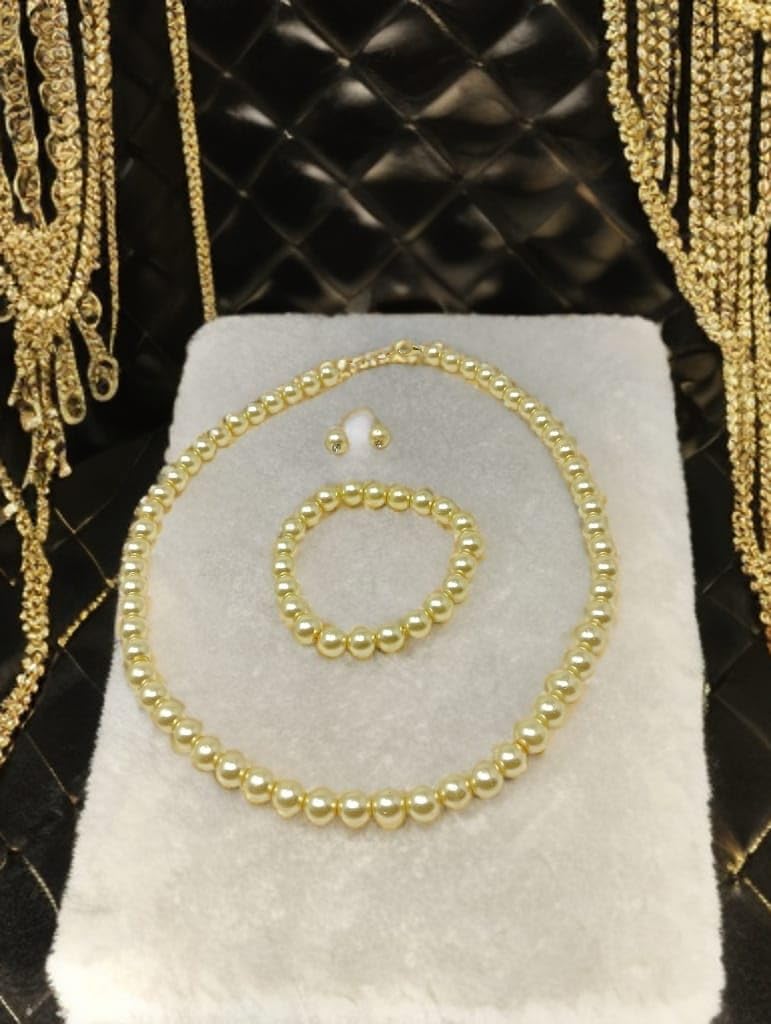 Pearl Jewellery Choker Wedding Necklace Set Girls And Women !! Pearl Set - Image 9