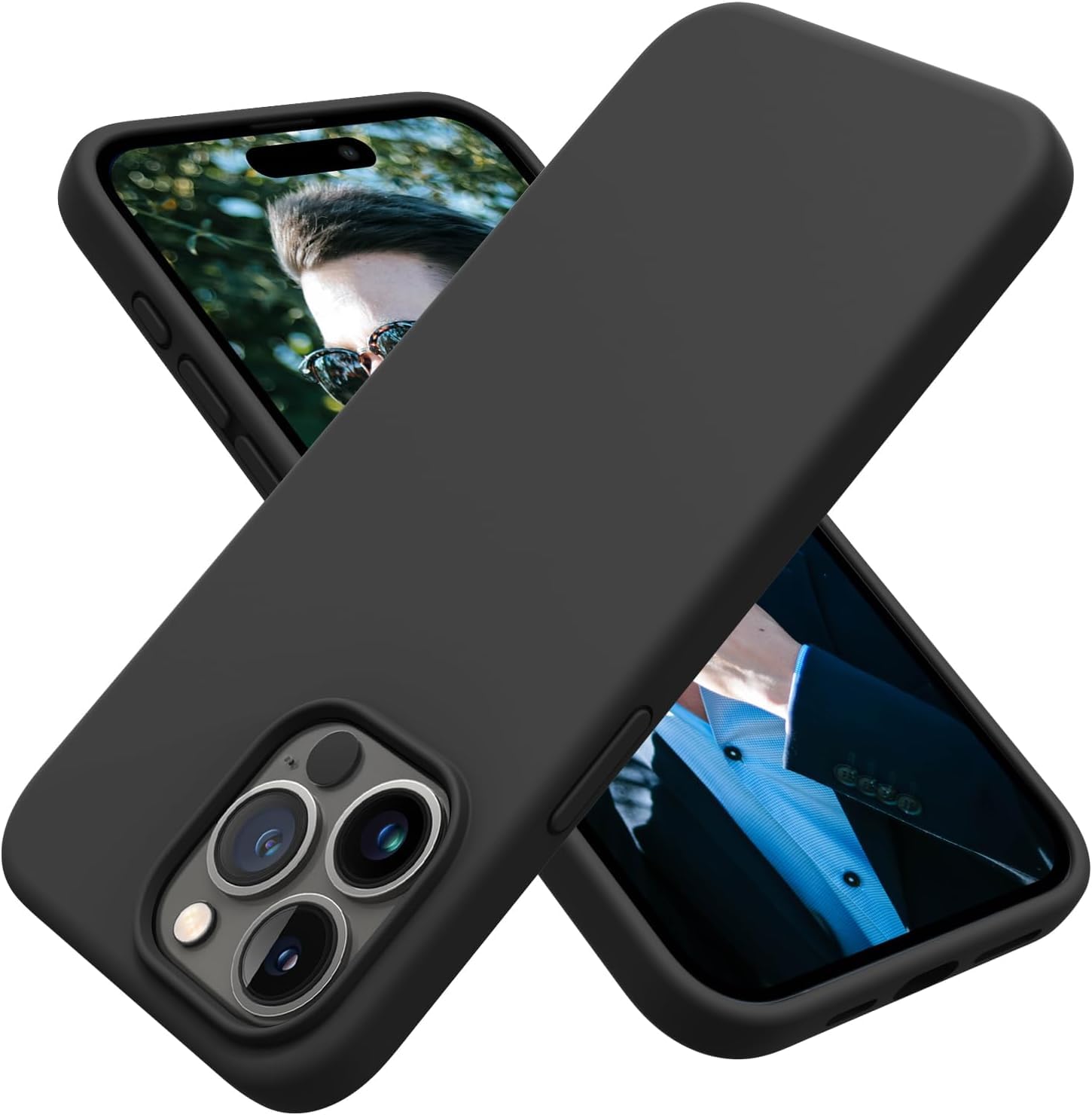 Mizi Liquid Silicone Case for iPhone 15 Pro Max 6.7", Slim 3 Layers Soft Gel Rubber Shockproof Protective Cover with Anti-Scratch Microfiber Lining, Non-Slip, Dust Free - Black (B0CJCH7B2J) Amazon Price History, Amazon Price Tracker