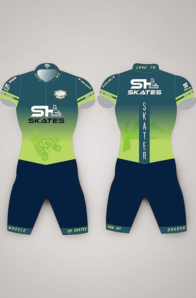 Skinsuit for Skating and Cycling half Sublimation