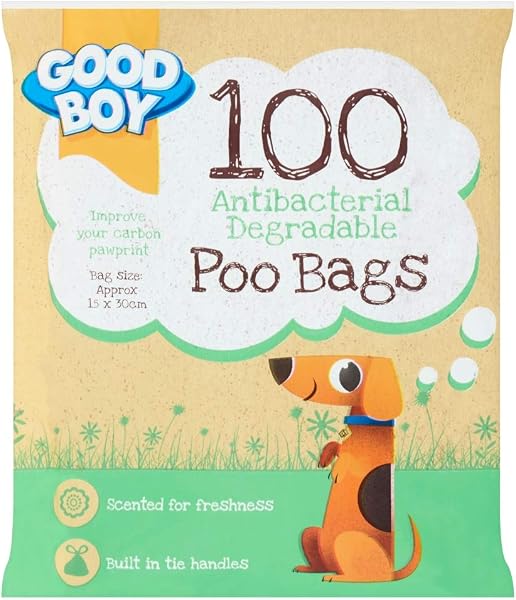 Good Boy 100 Antibacterial Degradable Poo Bags - 1