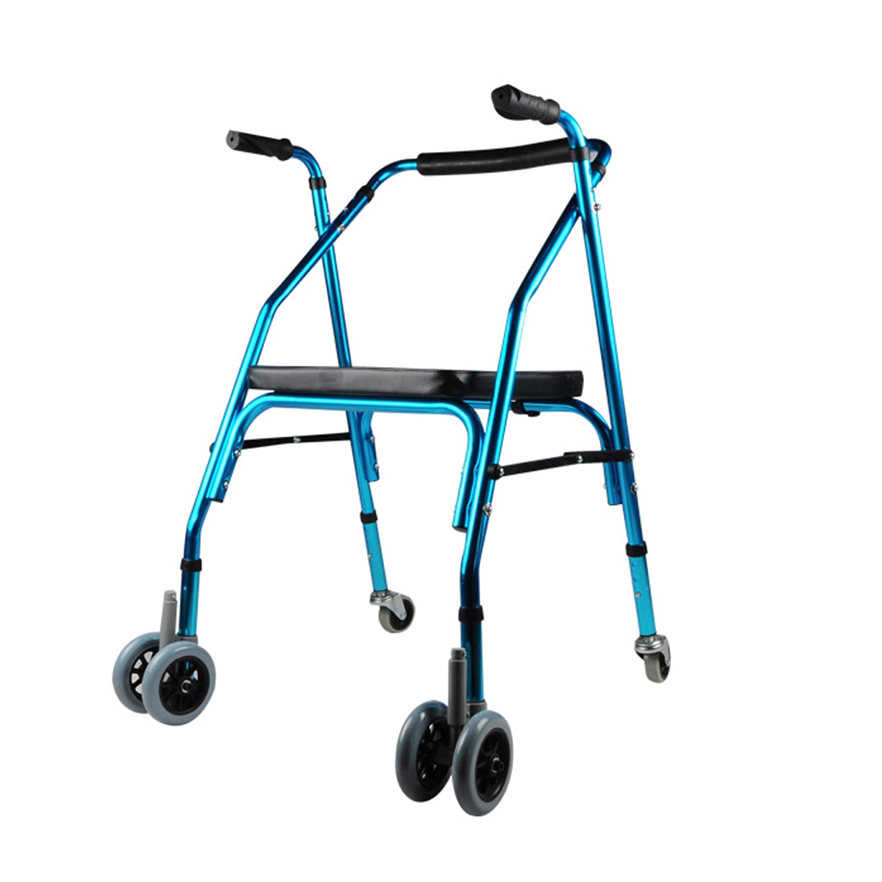 Stand Up Rollator Walker Wysoka mobilność na kółkach Wspomaganie chodzenia z podkładką podłokietnika i kółkami Rollator z uchwytem do wstawania Odpowiedni dla osób starszych sparaliżowanych o ograni