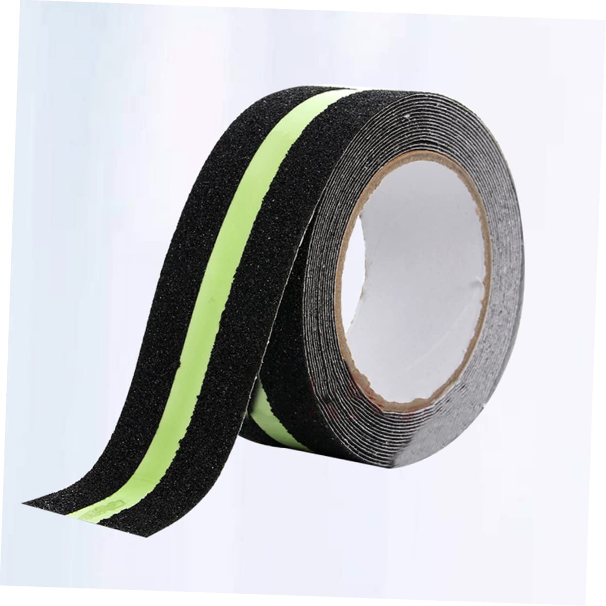 4piezas Cinta Antideslizante Luminosa Superficie Texturizada Para Escaleras y Cinta De Seguridad Fluorescente Para Prevención De Caídas Interiores y Exteriores