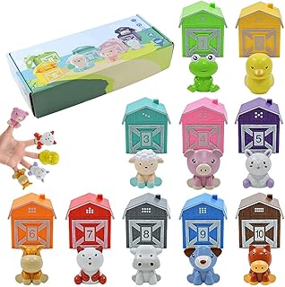 AVCXEC Farm Animals Toys For Kids, Toddler Learning Toys Montessori Stacking Toys, Educational Toys Stacking Counting Matching Sorting, For Babies Gifts For Kids Age 1 2 3+ Christmas Birthday Gift