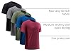Camisetas para Hombre de Manga Corta y Secado Rápido para Gimnasio 7