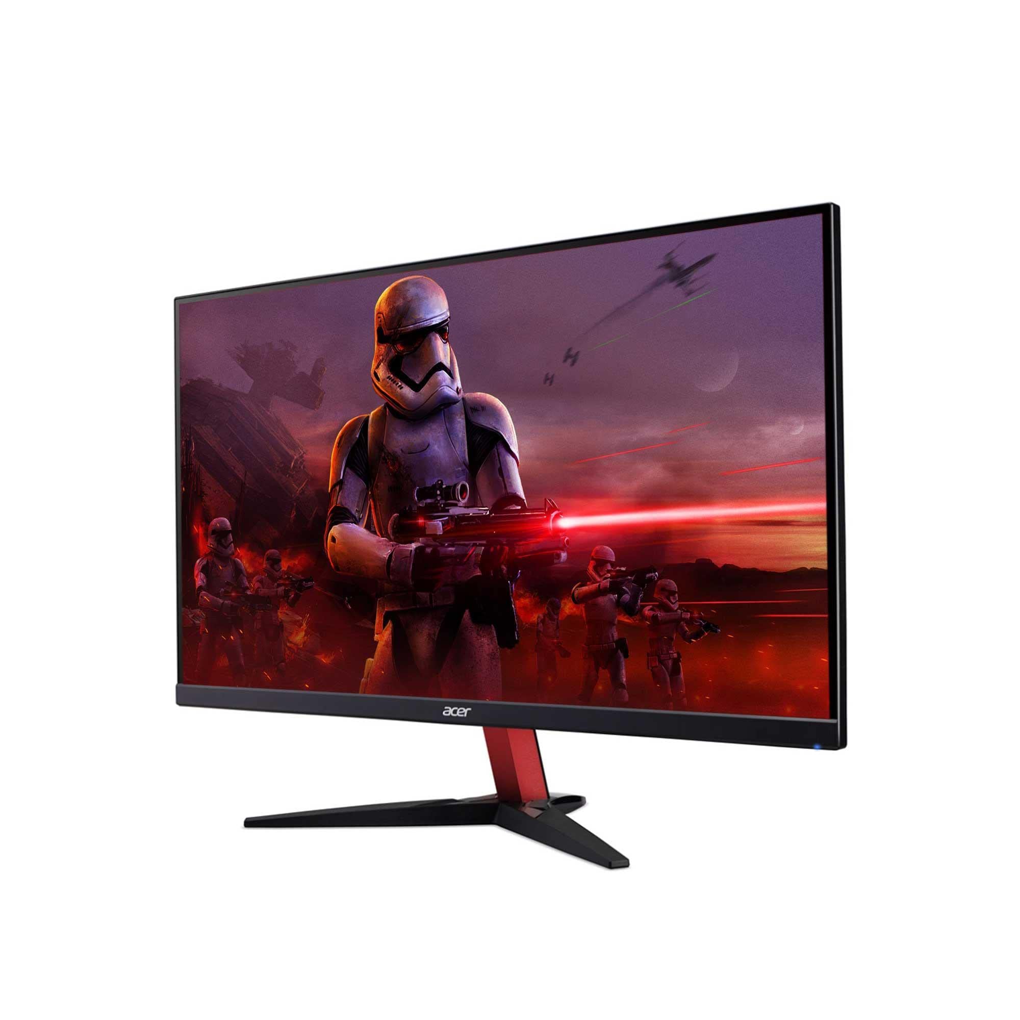 Acer Nitro KG272Sbmiipx Monitor Gaming per PC 27", Display IPS Full HD 165 Hz Overclocking, 2 ms, FreeSync Premium, HDMI (2.0), DP (1.2), Lum 250 cd/m2, ZeroFrame, Speaker Integrati, Cavo HDMI Incluso