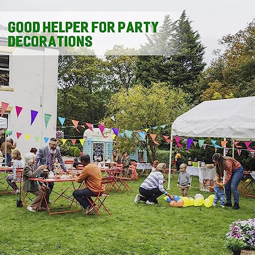 image for Zevlux Landscape Staples Galvanized Garden Stakes,4 inch 50 Pack 12 Ga