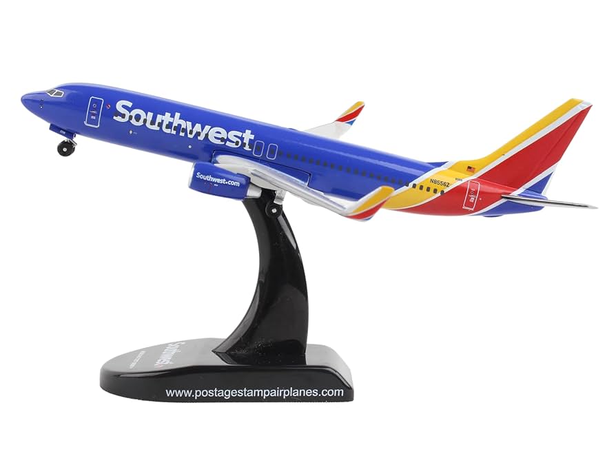 Amazon.com: Postage Stamp Daron Southwest 737-800 1/300