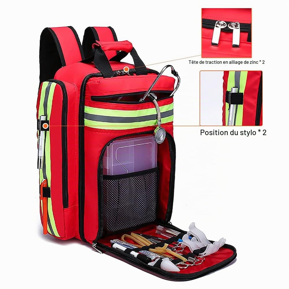 Sac De Premiers Secours Vide Urgence Responder Trauma Bag Trousse De Premiers Soins Sac Grand Sac À Dos Médical pour Voyage Camping Cyclisme Survie en Plein Air Premiers Secours