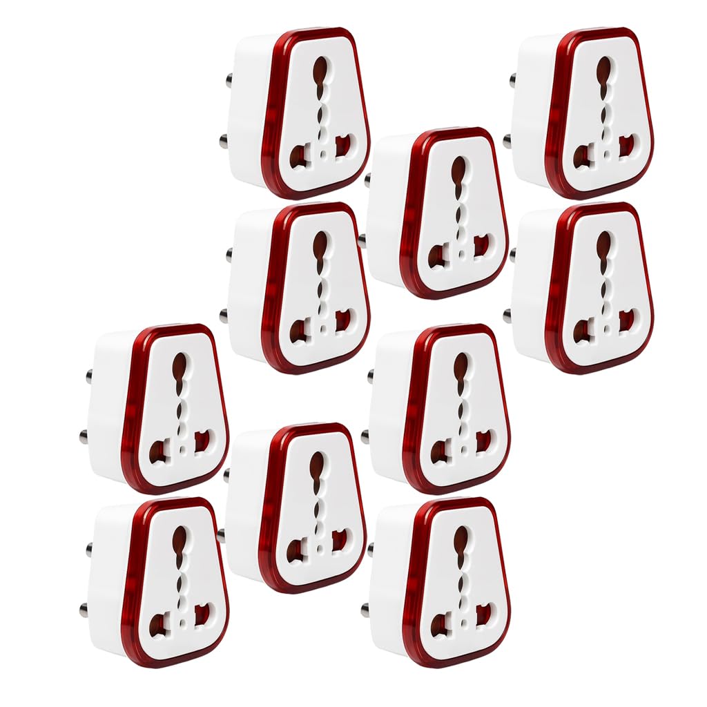 16amp Converter Plug for India (Pack of 1) 6ampere to 16ampere 3-Pin International Socket for Big Size 16 A Plug Top (Use 16amp Devices in 6amp Socket) for Geysers A/C Microwave Refrigrator — Amazon image 13