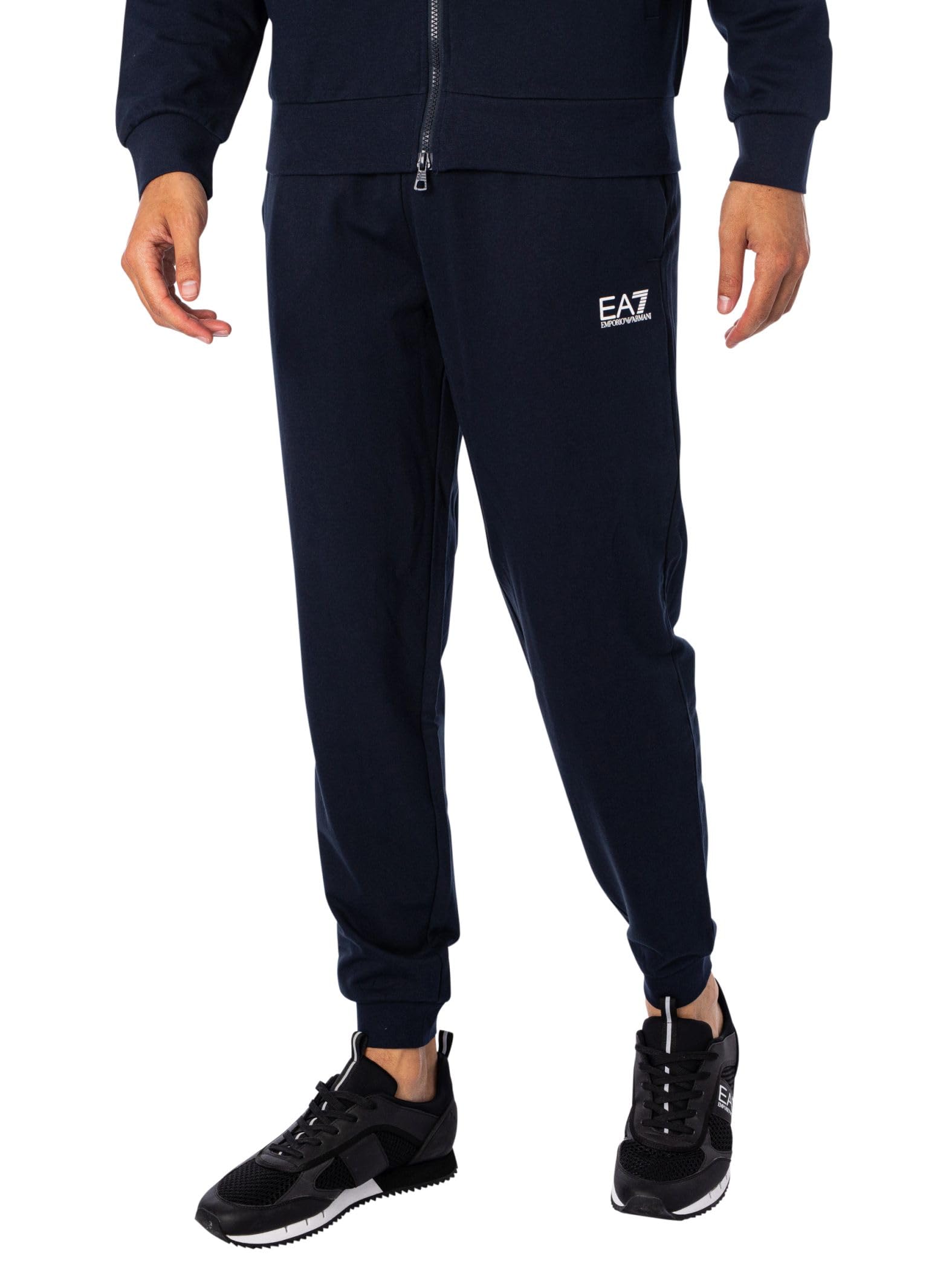 EA7 Emporio Armani Tuta Uomo Core Identity in cotone 8NPV60PJVRZ 8058997450553 Armani Blu L