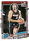 2023-24 Donruss #213 Jaime Jaquez Jr. RC Rookie Card Miami Heat Rated Rookie Official NBA Basketball Card in Raw (NM or Better) Condition