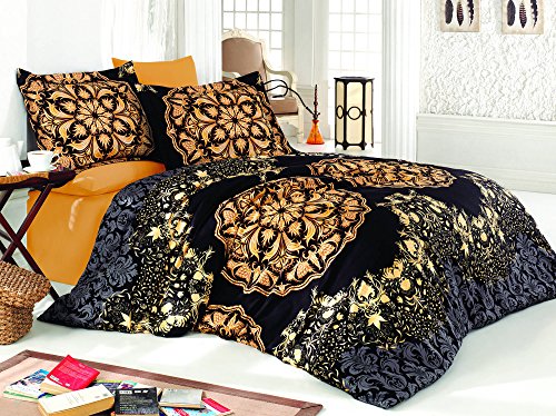 Set da letto retro Queen 3 pezzi Biancheria di