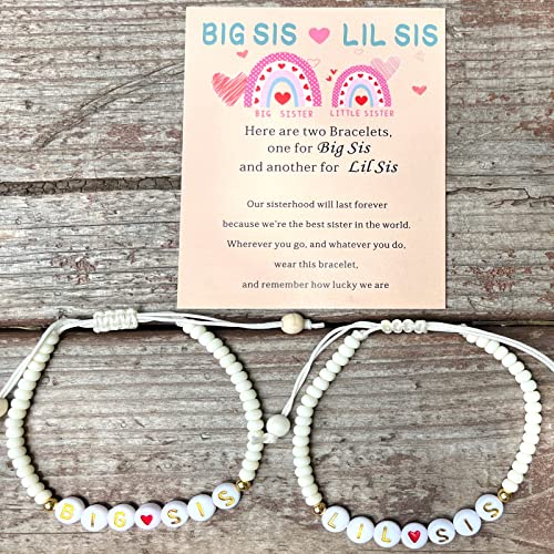 Image of Sister's Big Bracelet Gift, Little Girls' Sister Jewelry