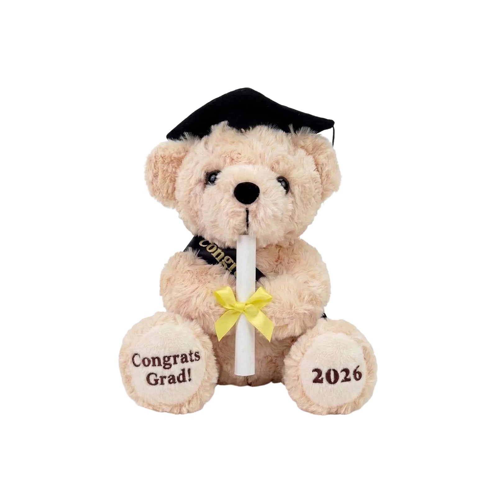 2026 Graduation Bear with Gift Box, Graduation Bear with Diploma,Plush Graduation Stuffed Animal Gifts for Kindergarten, High School & College Class of 2026(C)