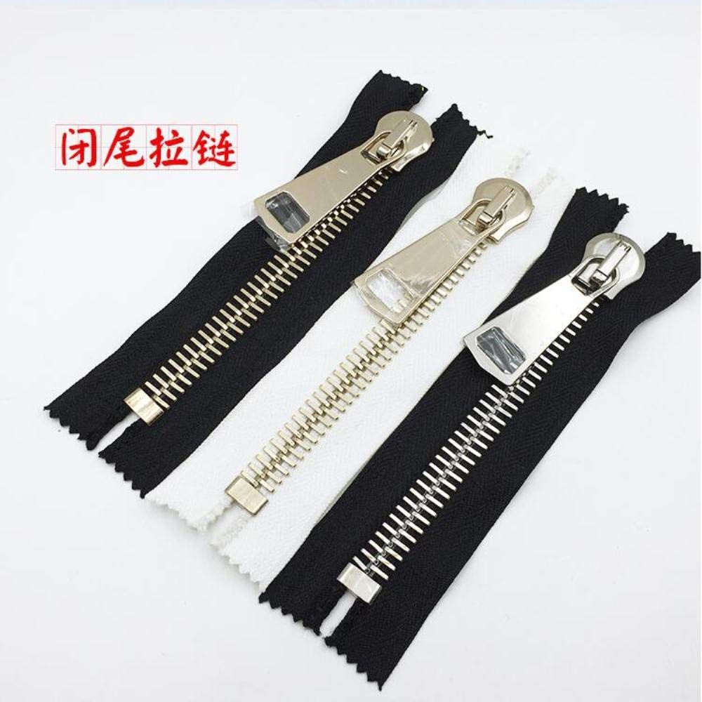 Szycie kurtkiZamki, duży zamek błyskawiczny 15# Metalowe podwójne suwaki Zipper Modna kurtka puchowa Płaszcz Dwukierunkowy zamek błyskawiczny 1 sztuka 70cm 85cm 100cm Czarny Biały Zamek błyskawiczny-