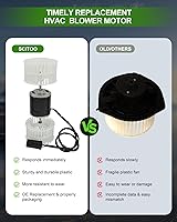 Vista 5 de SCITOO Motor soplador HVAC para vehículos Mitsubishi, motor de soplador de calentador de CA apto para 1993-1995 para Dodge Colt, Eagle Summit