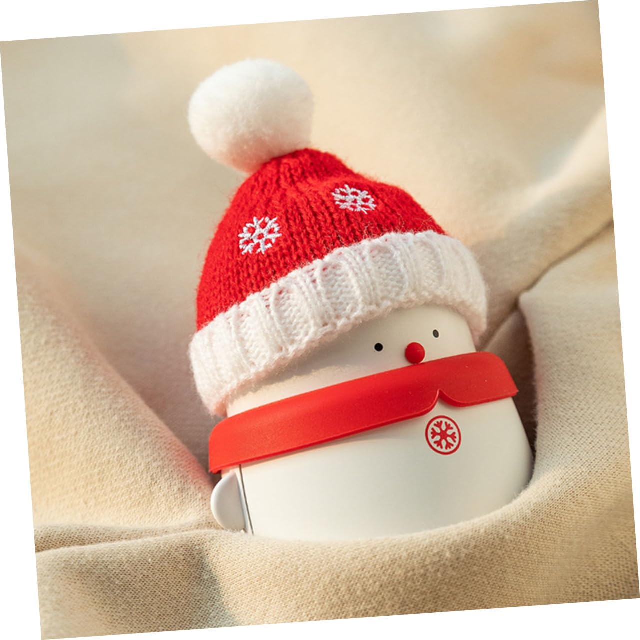 INOOMP Chauffe-Mains USB Portable Batterie Externe pour Hiver Cadeau de Noël Réchauffant Mains Froides