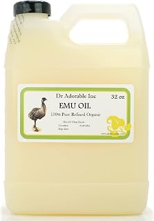Dr Adorable - 32 oz - Australian Emu Oil - 100% Pure Natural Triple Refined Organic