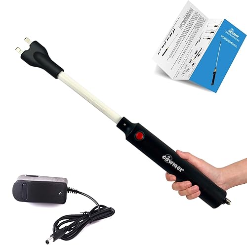 Mini varilla de descarga eléctrica recargable para ganado, cuerpo de aluminio IP67 impermeable, varilla de descarga eléctrica animal con bloqueo de