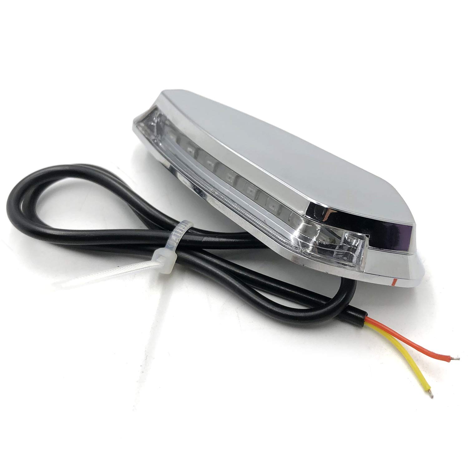 SMT- Classic Chrome Motorcycle LED Signal light Mirror Block Off Base Plate Compatible with 1999-2007 R6 Yzf-R6 Yzfr6 Billet Aluminum Made [P/N: MT222-013A]