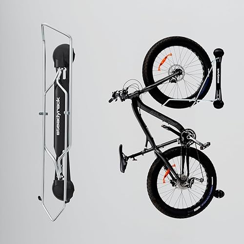 Miniatura 3 de Steadyrack Portabicicletas para bicicletas Fat - El almacenamiento vertical original de bicicleta montado en la pared - Se adapta a neumáticos