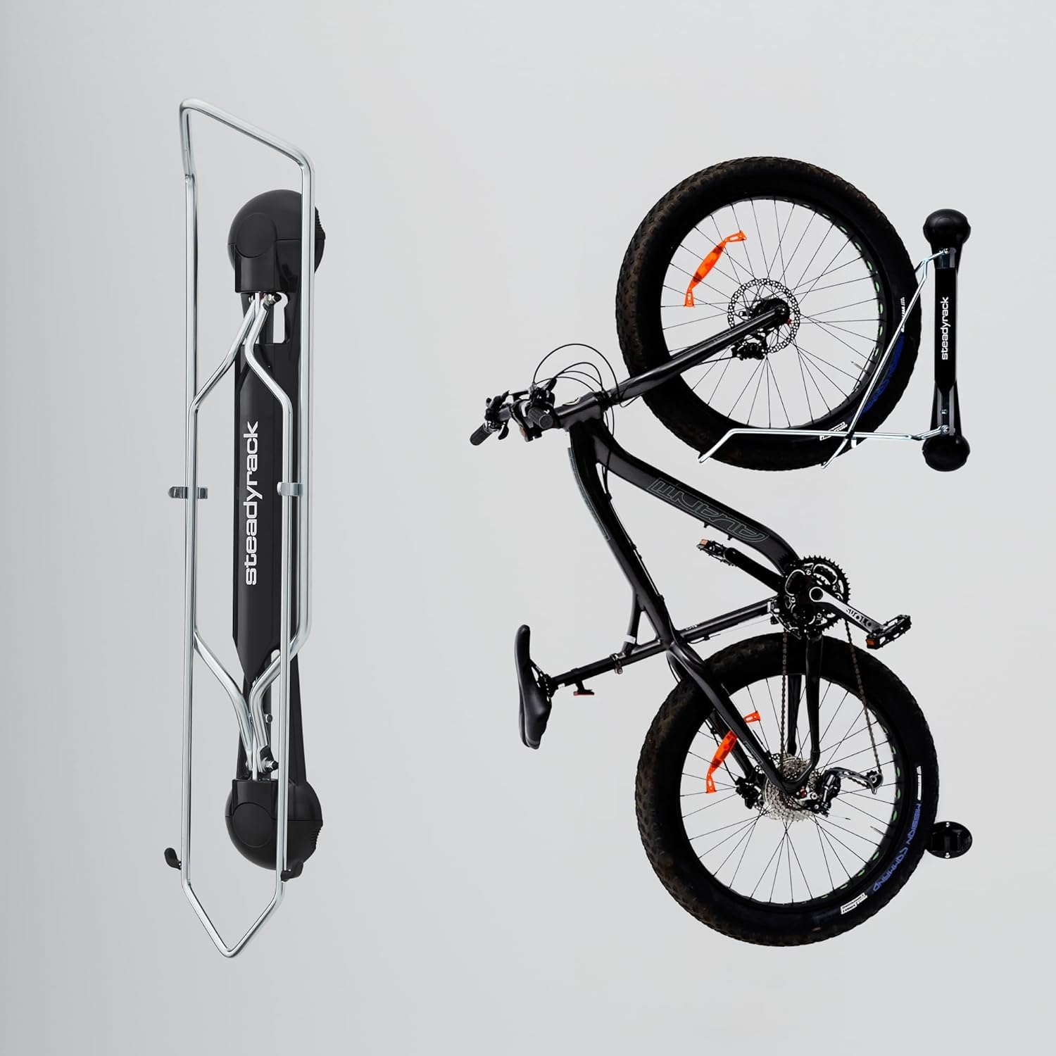 Steadyrack Soporte para Bicicletas - Solución de Almacenamiento Interior de Bicicletas de Fácil Elevación para el Hogar, Colgadores de Bicicletas