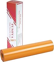 Vista 81 de TUMIYA HTV Heat Transfer Vinyl Rolls - 12" x 30 Ft HTV Vinyl, Black Iron on Vinyl DIY Design for T-Shirt (Black)