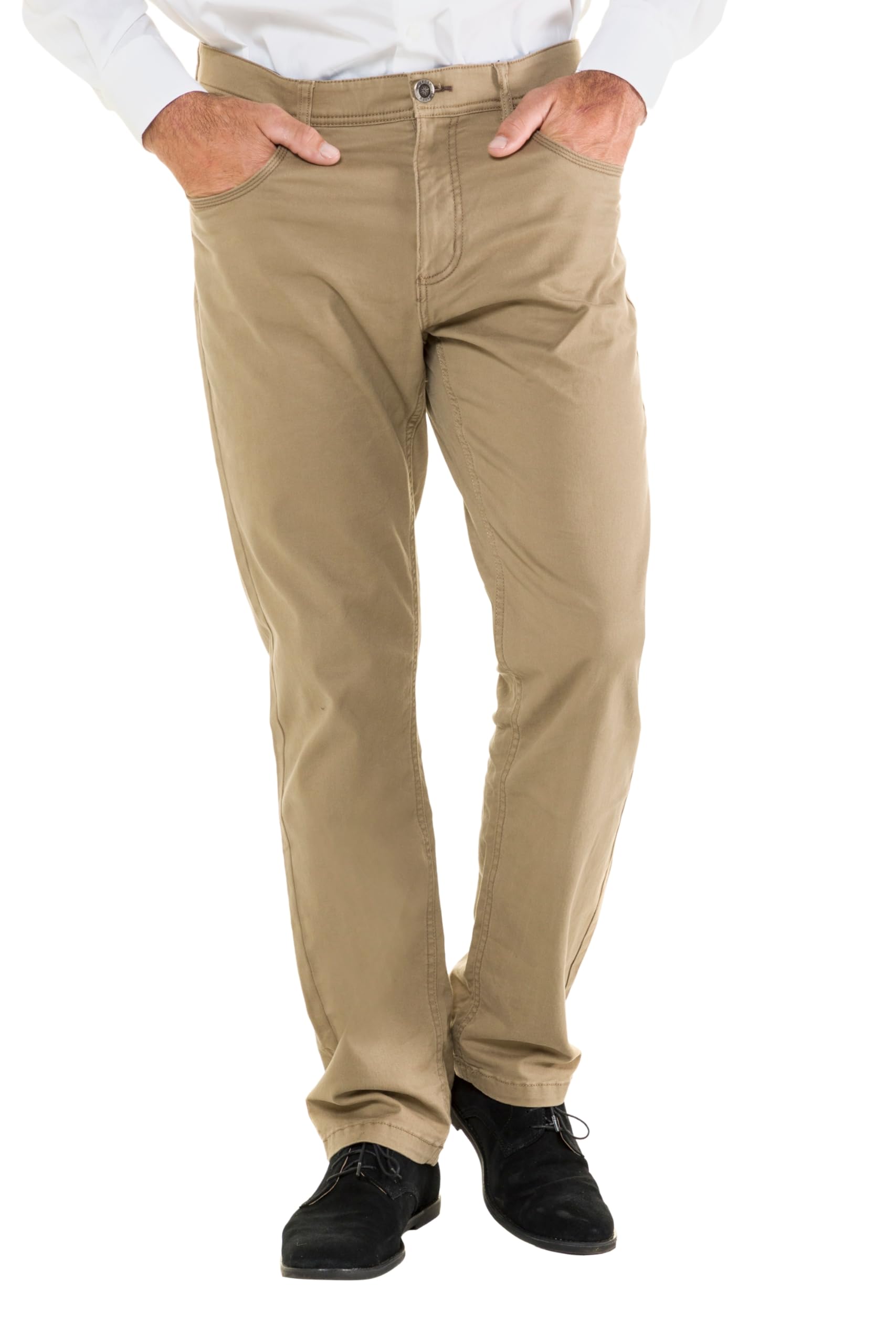 JP 1880 Herren große Größen Übergrößen Menswear L-8XL 5-Pocket Hose, elastischer Bund, Regular Fit 717157