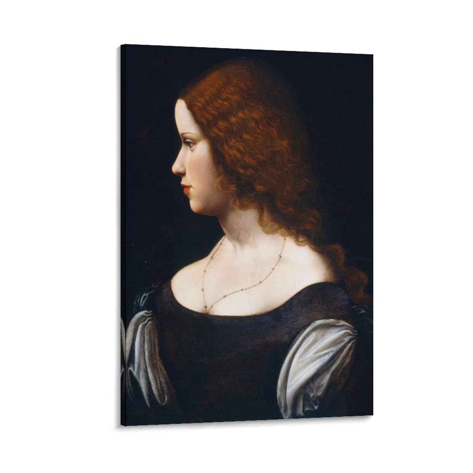 Amazon.co.jp: Leonardo Da Vinci レオナルド・ダ・ヴィンチ「若い女性