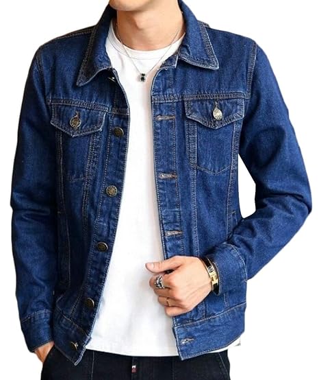 Vintage Denim Jacket Tops Blouse Coat 