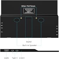 Thinlerain 11,6" Hordozható Monitor HDMI Csatlakozással - 1366x768 HD Kijelző Beépített Hangszórókkal Raspberry Pi k. 3