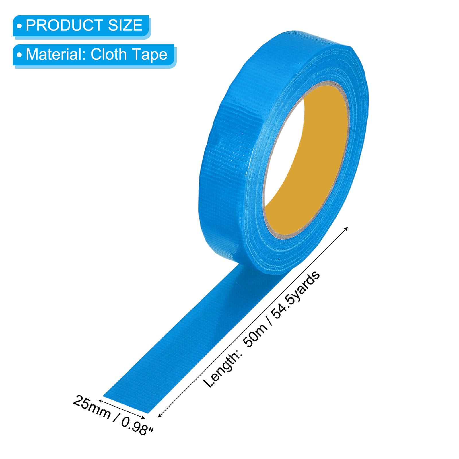 PATIKIL Gaffers Tape 2.5cm x 50 Meters - Image 2
