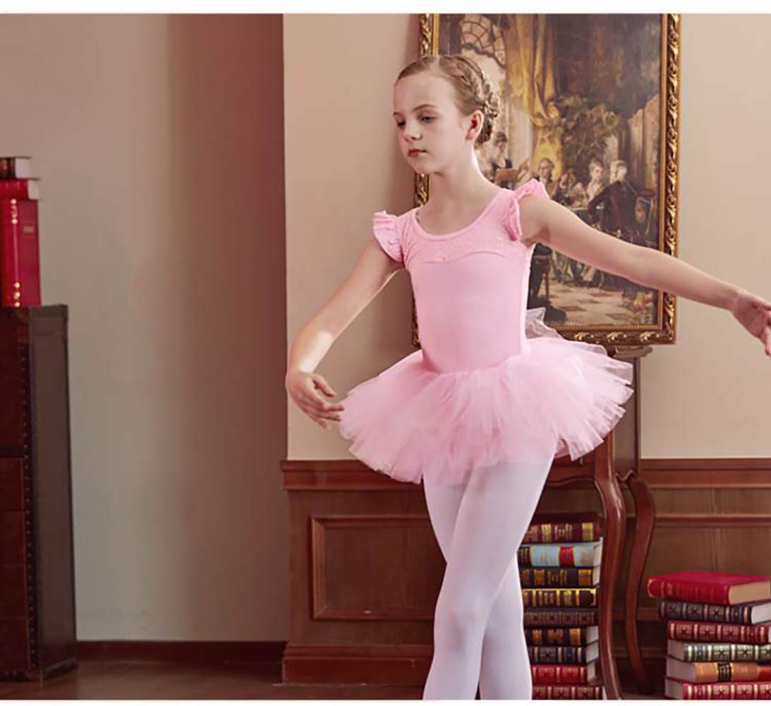 Amazon.co.jp: 110~150cm バレエ レオタード 子供 股下スナップ