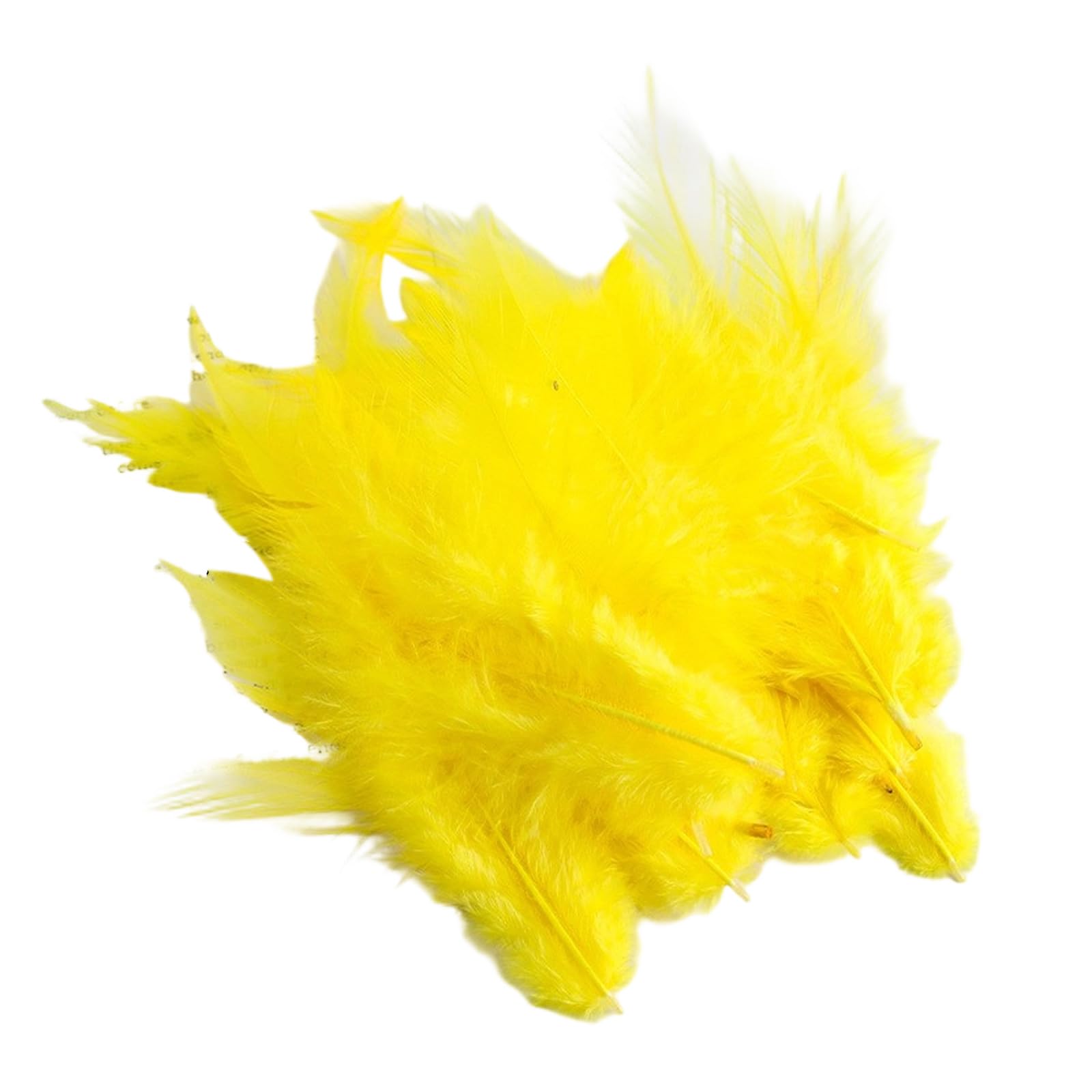 Hsioluted 100PCS Soft Plumage for Projects Portable Decorative Materials Ideal for Costume Design and Party Decoration Long Craft Quills