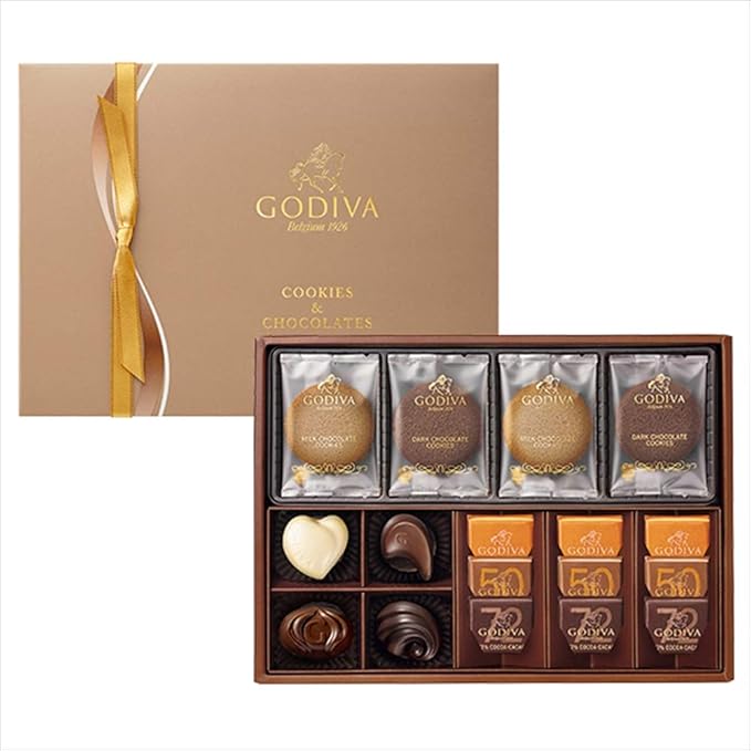 Amazon 公式 ゴディバ Godiva クッキー チョコレート アソートメント クッキー8枚 チョコレート13粒 Godiva チョコレート菓子 通販
