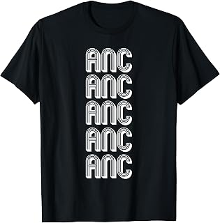 ANC Anchorage Airport Travel T-Shirt