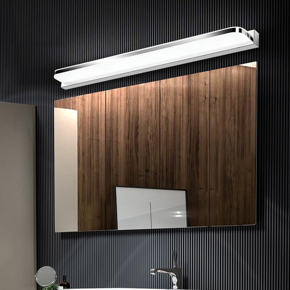 Ensemble de 2 luminaires de Salle de Bain sur Miroir, éclairage de vanité LED Moderne, luminaires de Salle de Bain, Appliques murales d'intérieur Modernes Blanc Froid 6000K pour Salle de bai