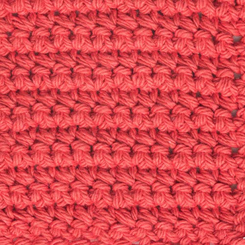 Image of Bernat Handicrafter Cotton Solids Yarn - (4) Medium Gauge 100% Cotton - 1.75oz - Red - Machine Wash & Dry
