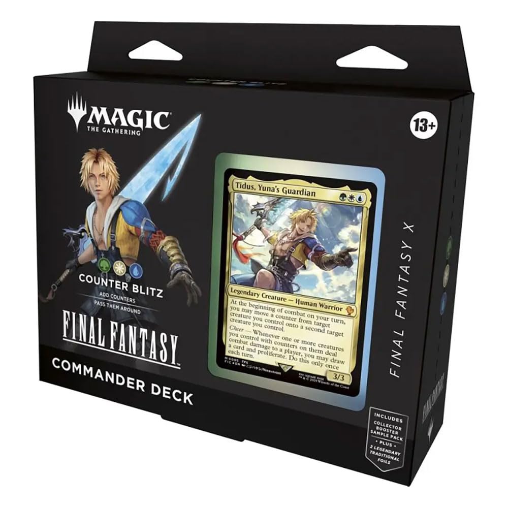 (ZESTAW 4) FINAL FANTASY Commander Deck Display - Commander: FINAL FANTASY (FIC)