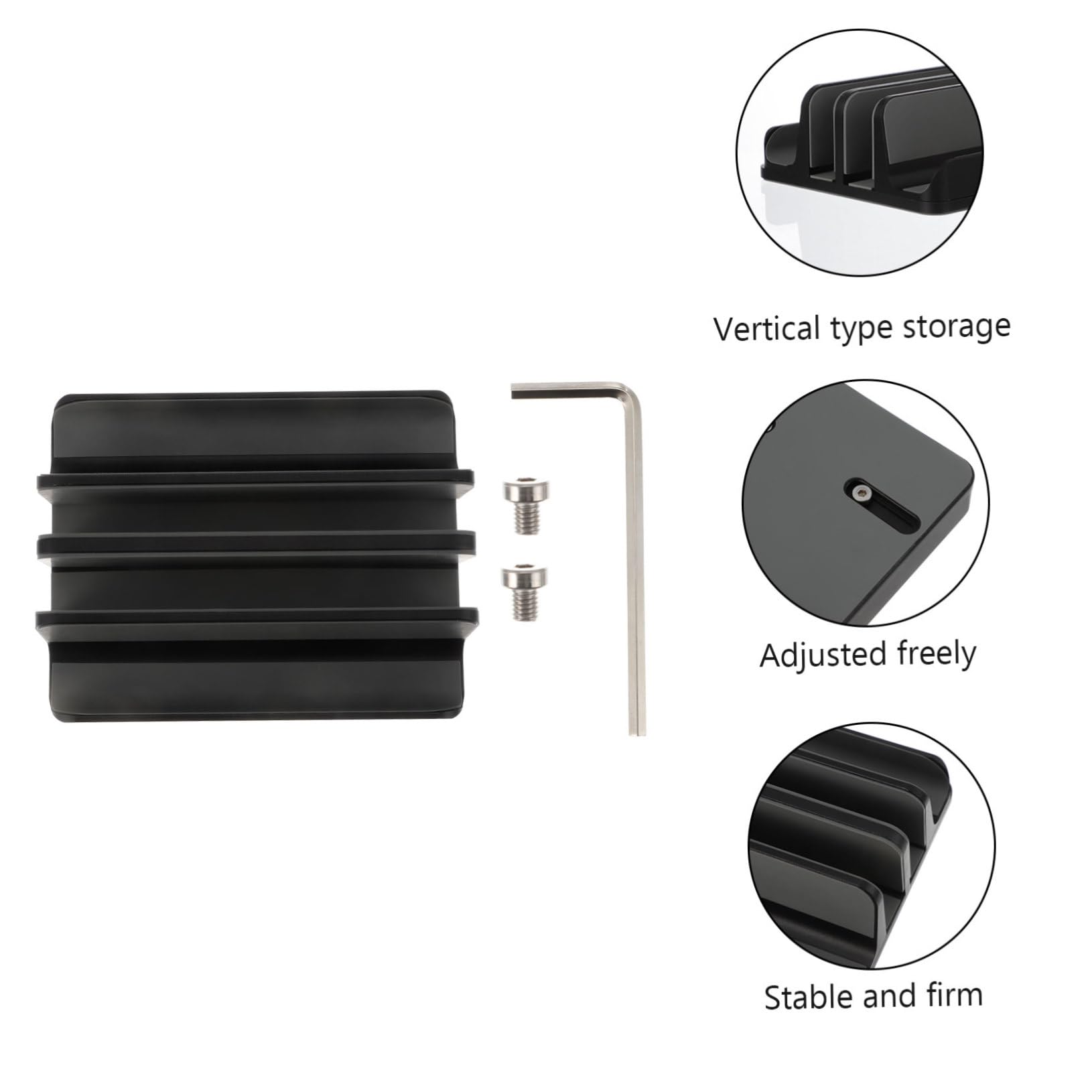 Vertical Laptop Stand Aluminiumlegierung Platzsparende Halterung Für Notebook Und Tablet Für Büro Home Office Und Studenten Stabiler Ergonomischer Desktop-