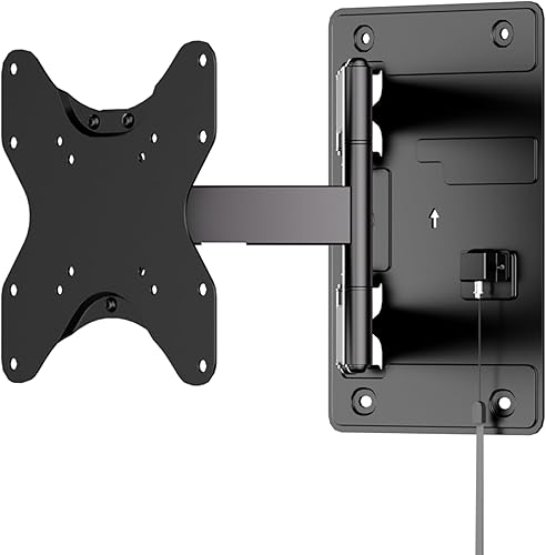 Miniatura 10 de Mount-It! Soporte de pared para TV RV con cerradura de 23 a 55 pulgadas, soporte de pared de movimiento completo para cámper y remolque de viaje,