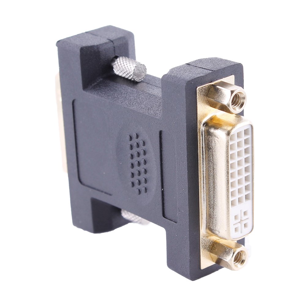 REY Adattatore da DVI-I (24+5) femmina a DVI-D (24+1) maschio, segnale digitale e analogico
