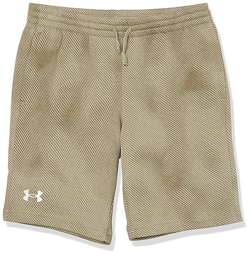 Short Under Armour Rival Fleece garçon kaki vêtements de sport outdoor