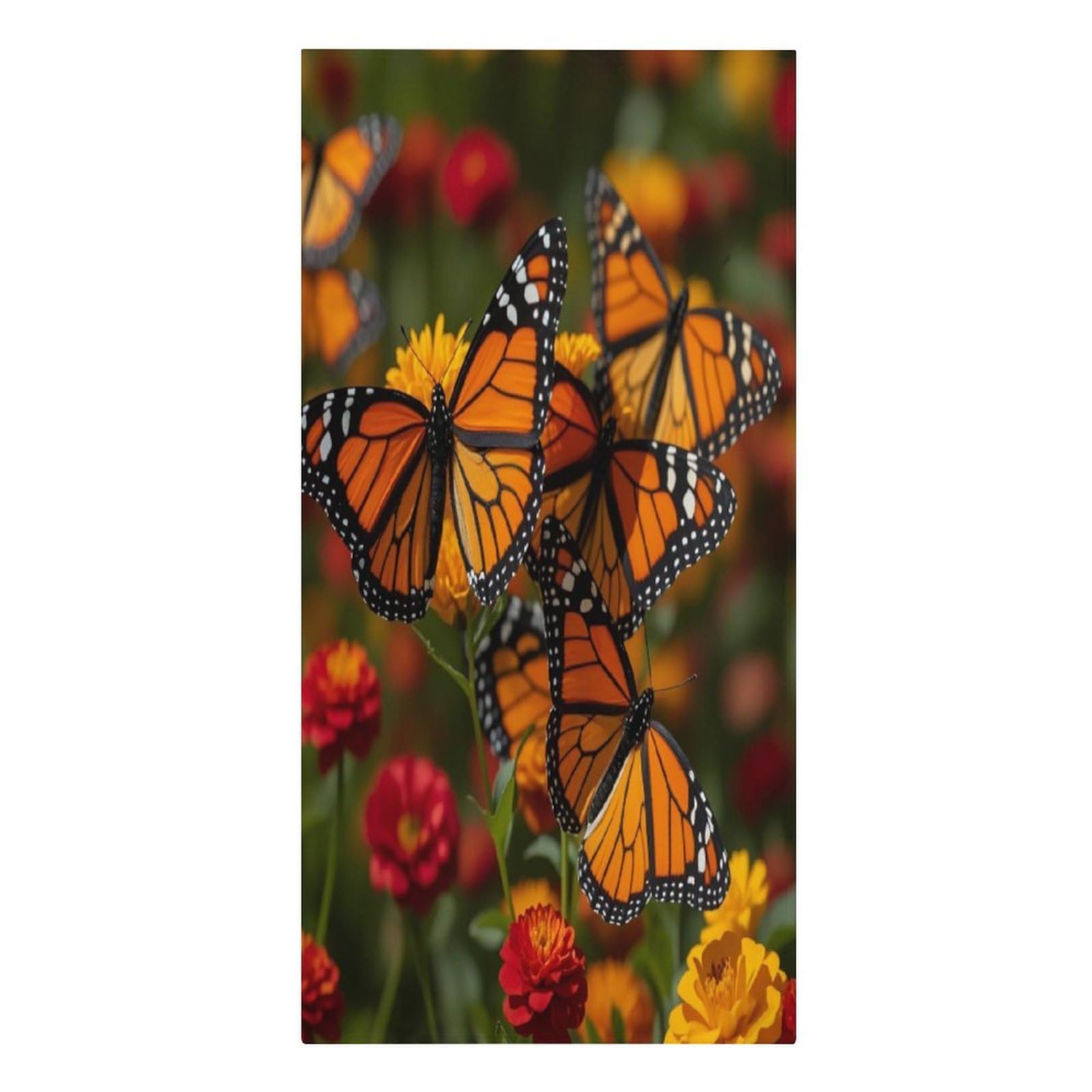 FekiLoot Monarch Butterflies Towels Lightweight Thin Beach Towel Classic Soft Large Pool Towel Highly Absorbent Sand Free Bath Towels Travel Blanket for Vacation Essentials Adult Gift 30" X 61"