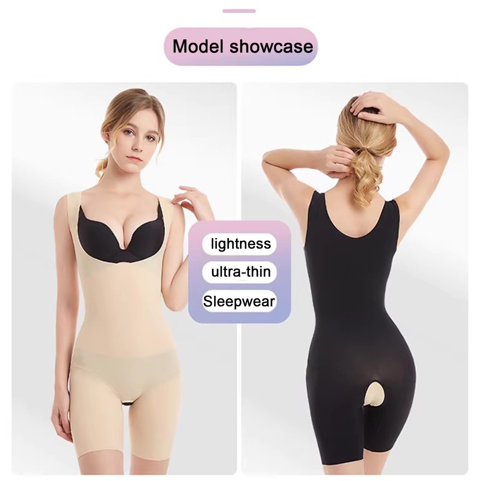 Fajas Reductoras Mujer Abdomen Moldeador Invisible Body Reductor Shapewear Bodysuit