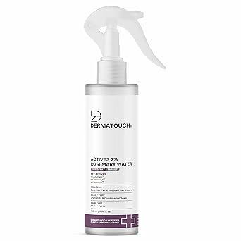 DERMATOUCH Rosemary Hair Spray For Hair Growth | Advance 2% Actives Rosemary, Redensyl, Anagain + Procapil Hair Spray Mist For Hair Fall Control, Stimulates Hair Growth, Strengthens Hair |100ml