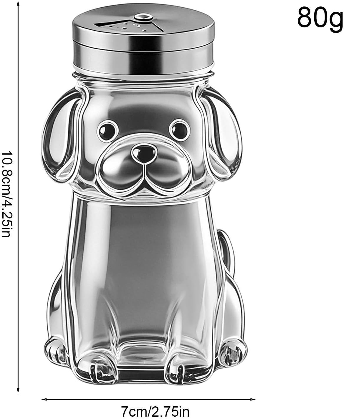 Pepper Shaker Cute Seasoning Pepper Dispenser with Lid image 5