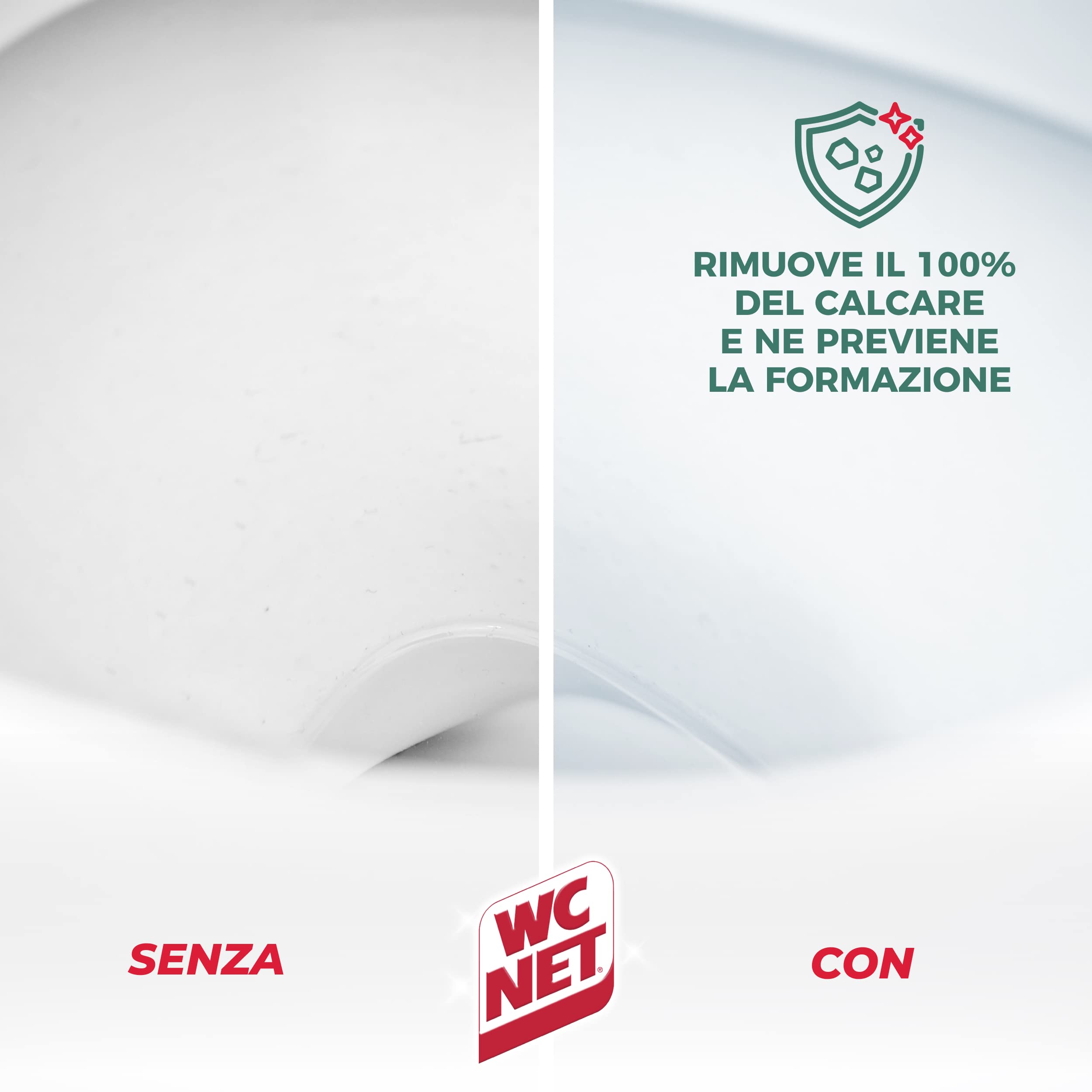 Wc Net - Disincrostante Disinfettante Gel per Sanitari e Superfici, Pulitore Liquido per Wc, 700 ml